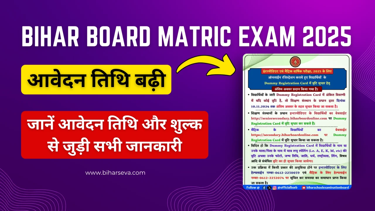 Bihar Board Matric Exam 2025