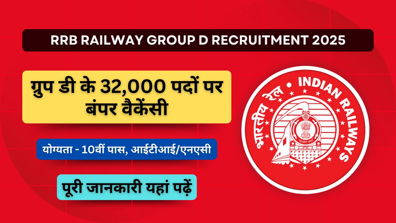RRB Railway Group D Recruitment 2025
