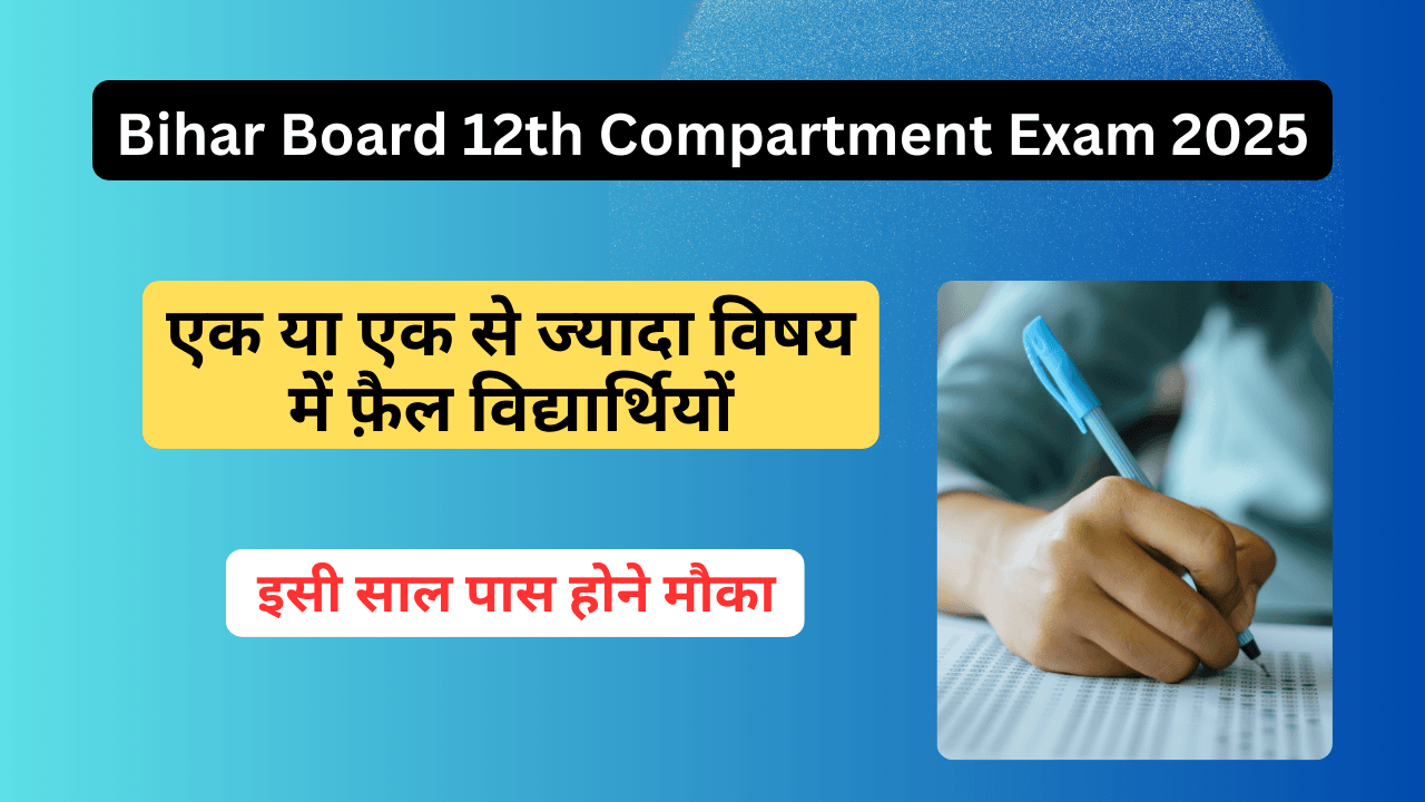 Bihar Board 12th Compartment Exam 2025