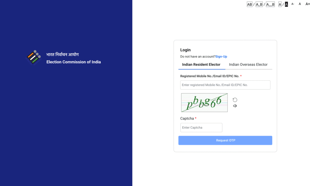 Voter Card Photo Change Online 2025