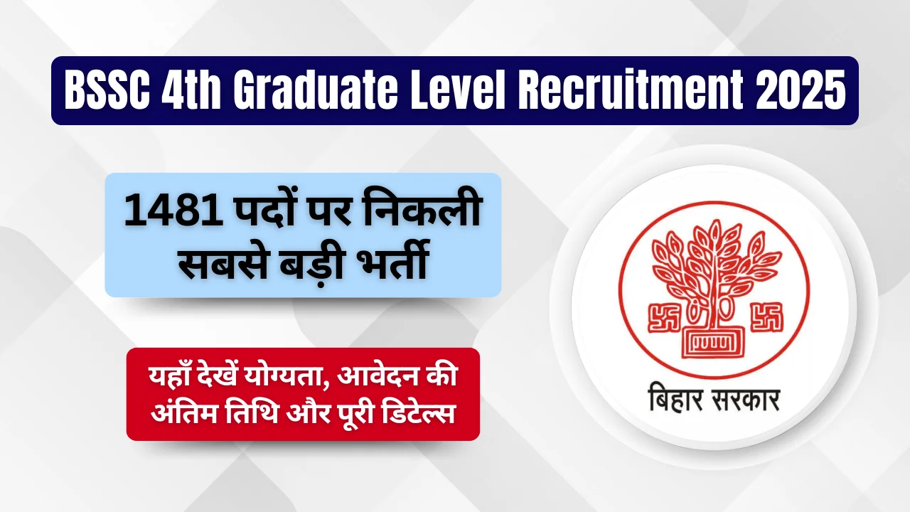 BSSC 4th Graduate Level Recruitment 2025