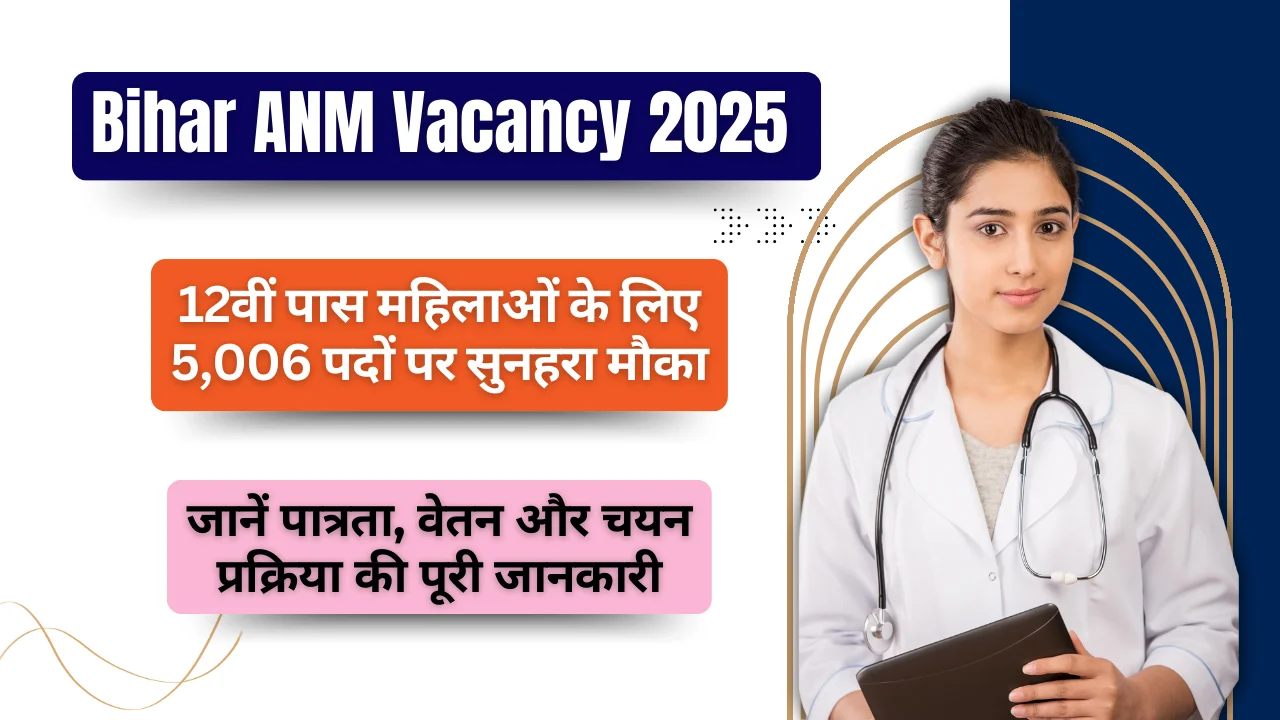 Bihar ANM Vacancy 2025