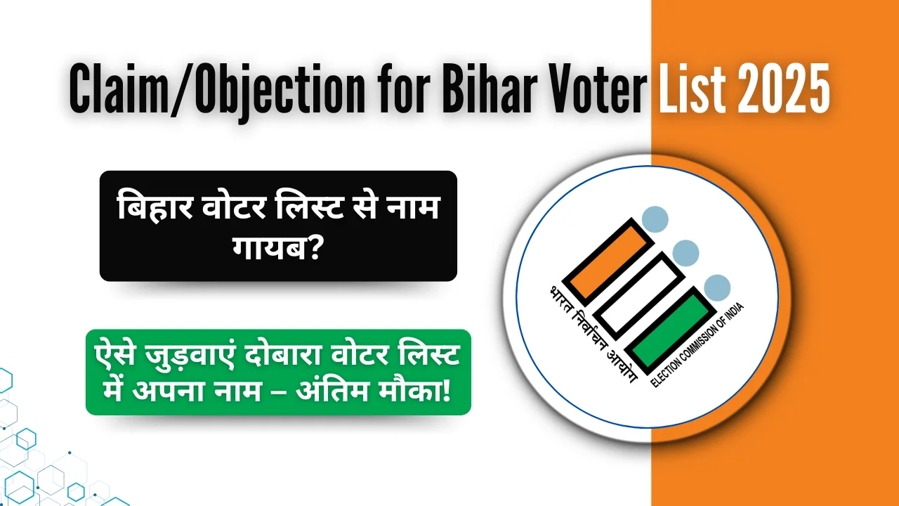 ClaimObjection for Bihar Voter List 2025