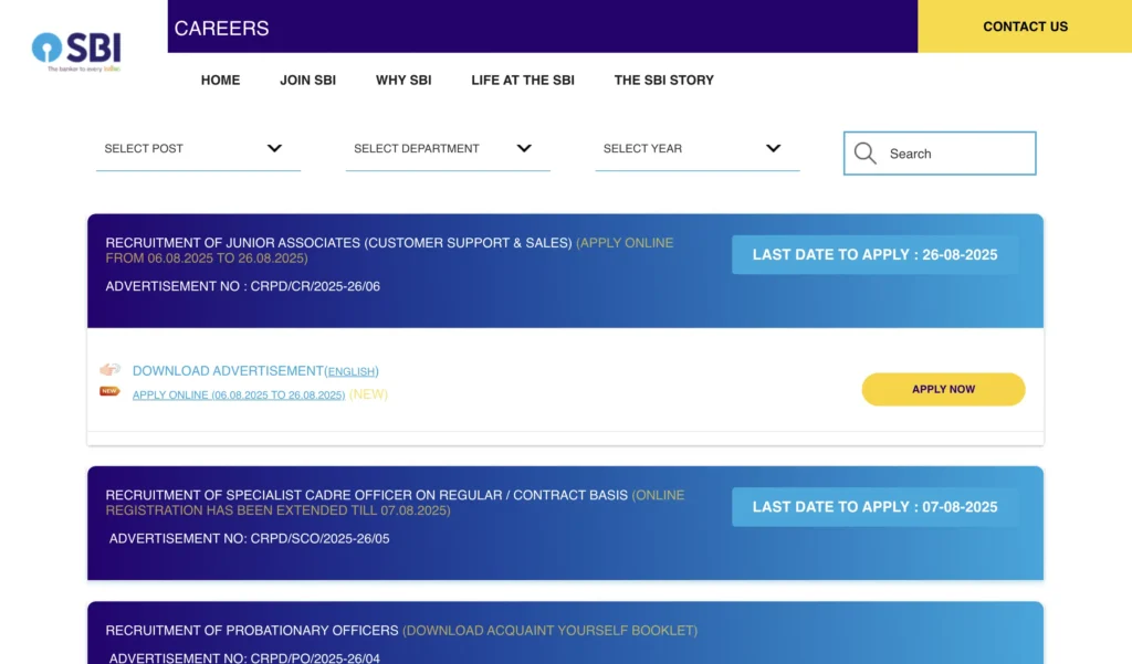 SBI Clerk Syllabus 2025