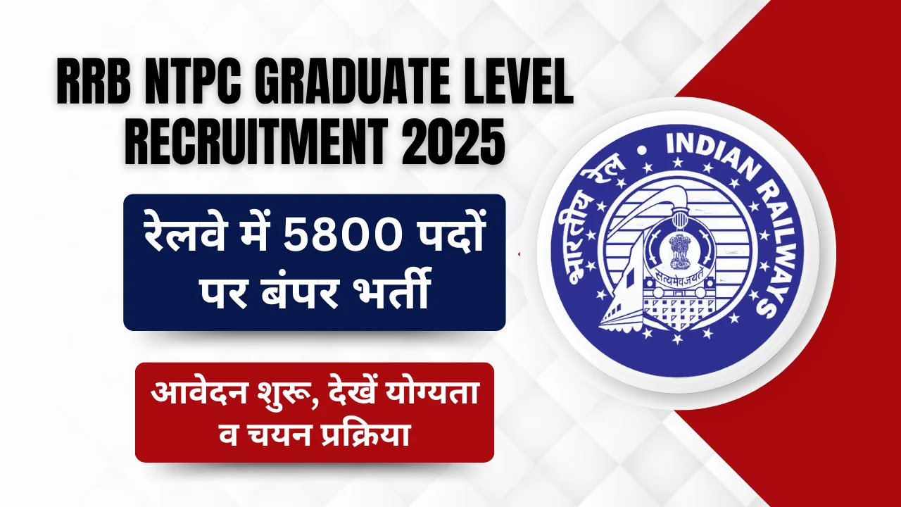 RRB NTPC Graduate Level Recruitment 2025