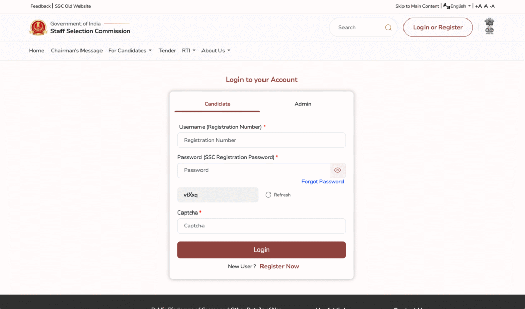 SSC GD Vacancy 2026 Online Apply
