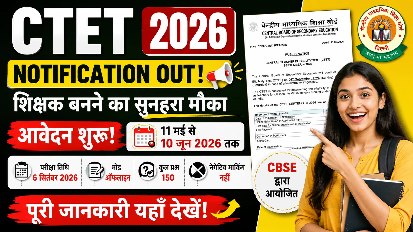 CTET Notification 2026