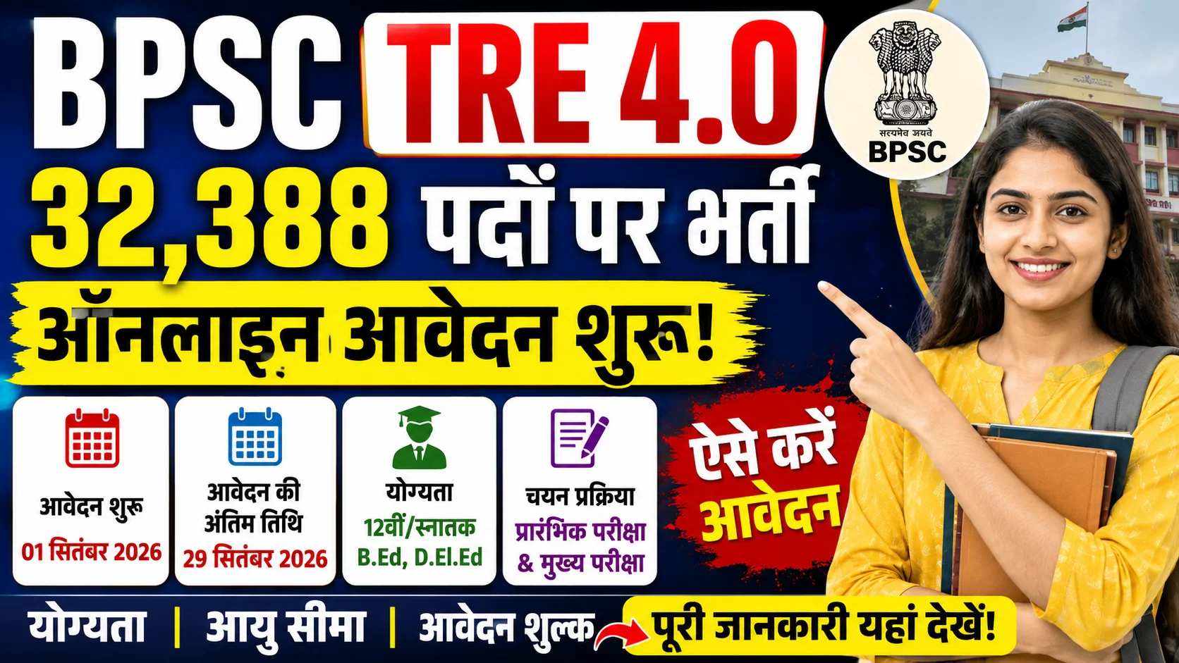 BPSC TRE 4.0 Vacancy 2026