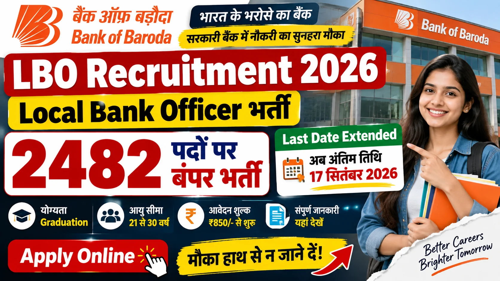 Bank Of Baroda LBO Recruitment 2026