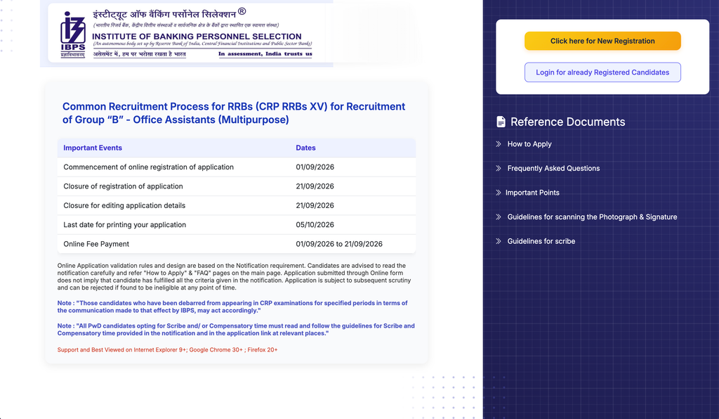 IBPS RRB Gramin Bank Bharti 2026