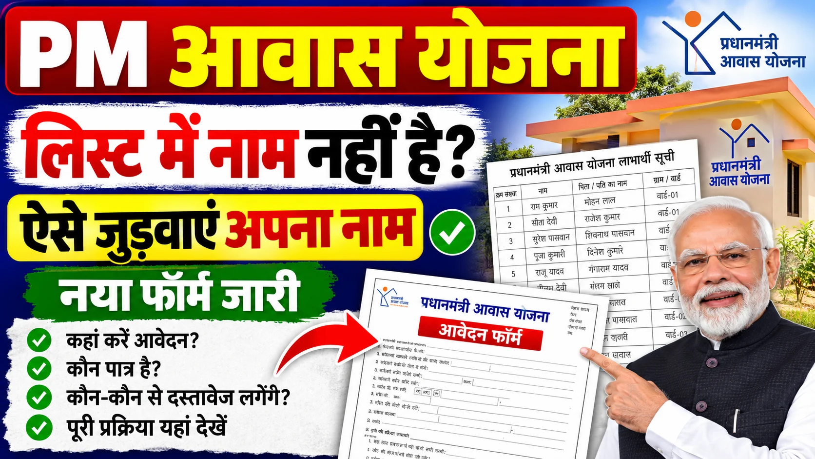 PM Awas Yojana List Me Naam Kaise Jode 2026